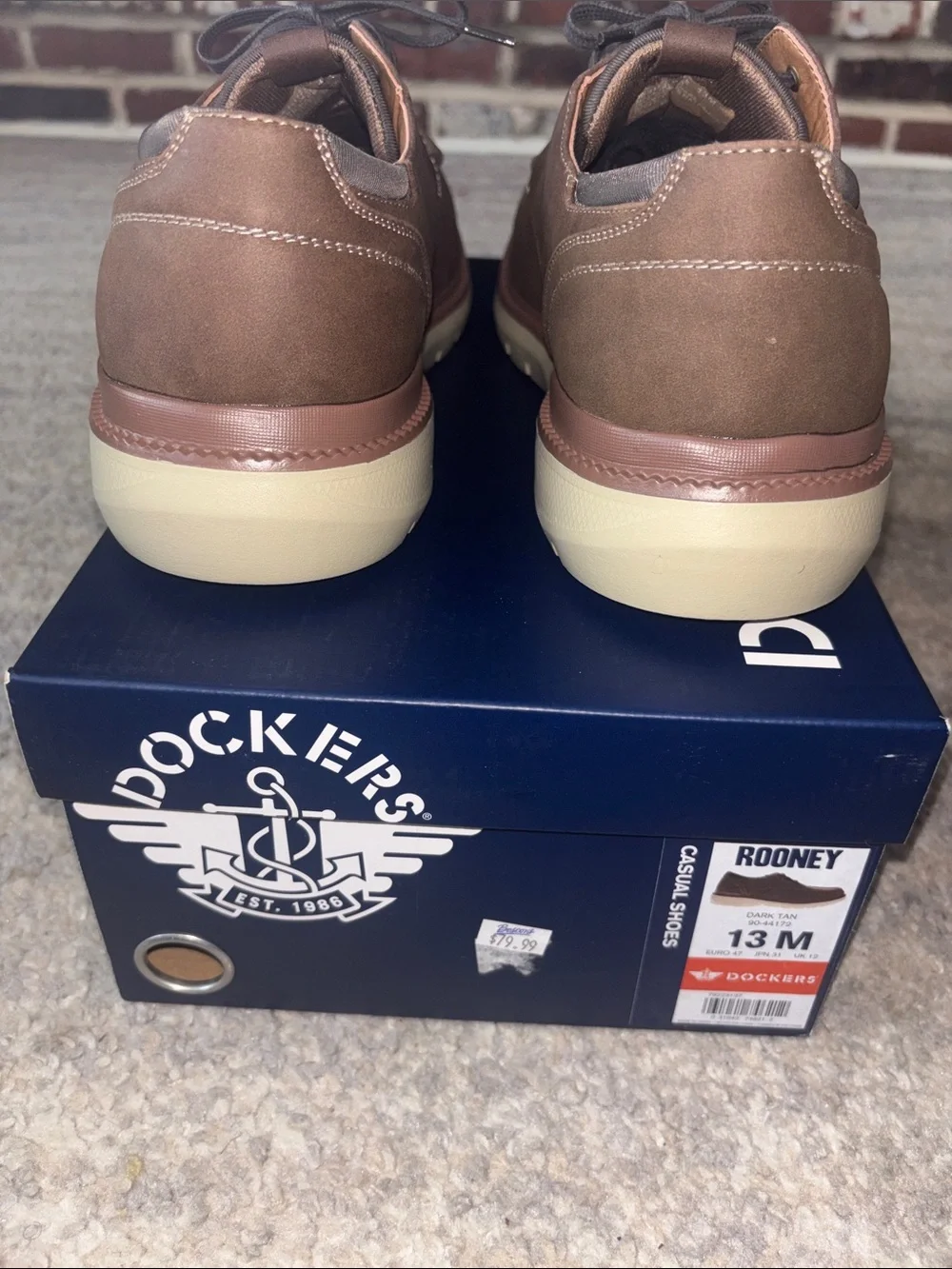 Dockers Brown Men’s Lace-Up Boat Shoes
